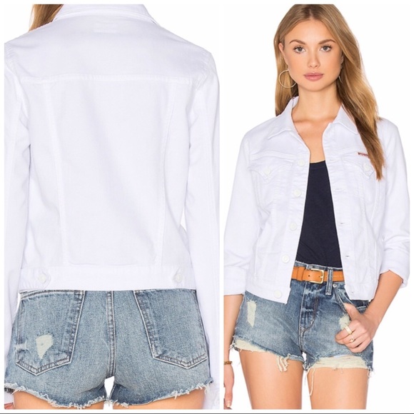 Hudson Jeans Jackets & Blazers - Hudson Jeans Signature Denim Jacket White Medium